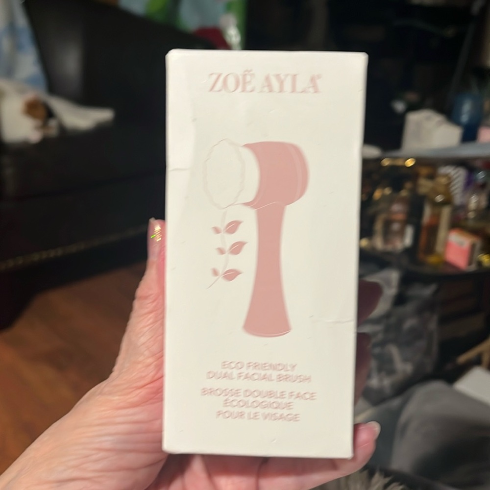 Zoe Ayla Eco Friendly Dual Facial Brush Face Brush Exfoliating Anti Aging
